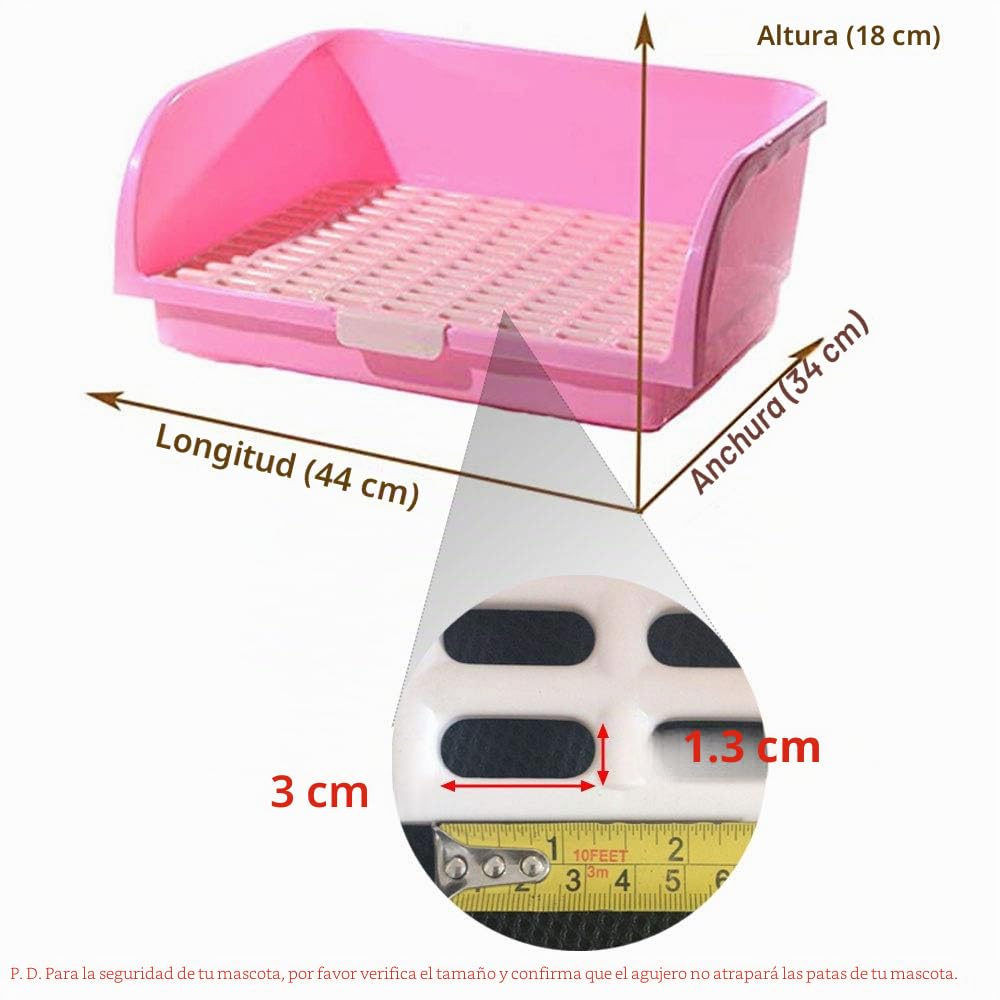 Caja de arena para conejos, tamaño grande, para baño de animales pequeños, cuadrado, para chinchilla, orinal de cobayas, bandeja de arena para comadreja de visón, ardilla