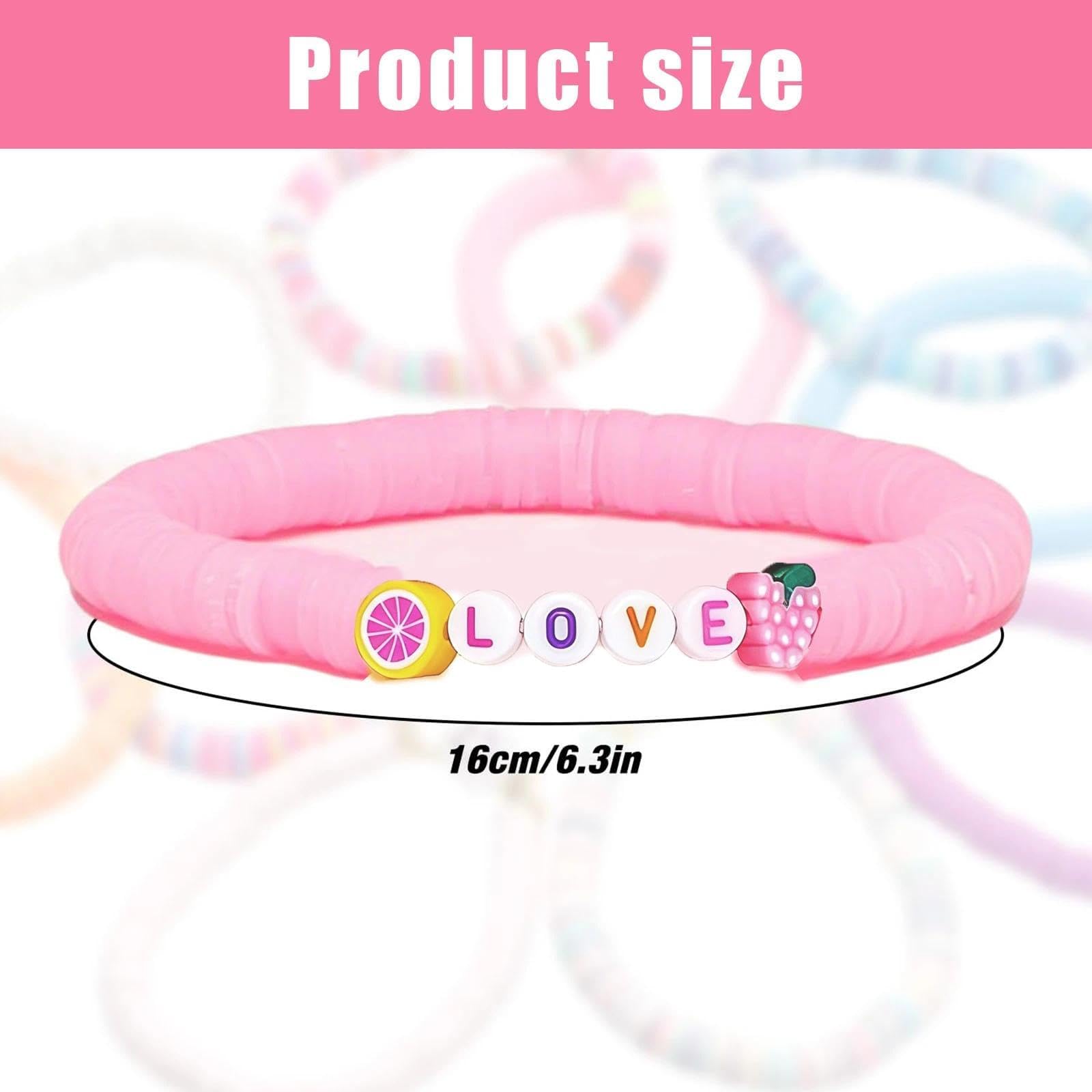 VOOSFSIE 10 Pulseras Niños de Arcoíris, Pulseras de Amistad para Niños, Detalles Cumpleaños Niños Infantil, Pack Regalos Sorpresas Guardería Colegio Primaria Piñata — view 7