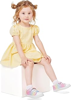 K KomForme Toddler Shoes Boys Girls Canvas Sneakers Size 4-13