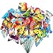 Teenitor Butterfly Stakes, 60pcs 7cm Garden Butterfly Stakes Decor Outdoor Yard Patio Planter Flower Pot Spring Garden