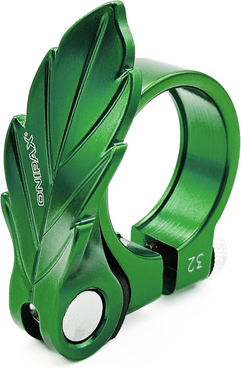 ONIPAX Bike Leaf Seatpost Quick Release Clamp Collar Aluminum Alloy 32mm/35mm