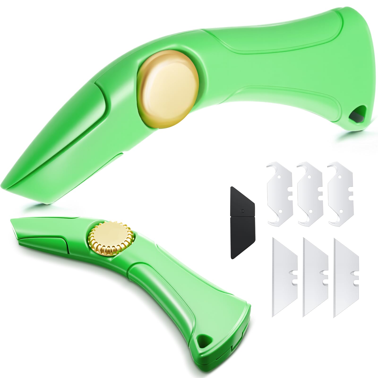 WILLBOND 1 Pcs Navajas Para Roofing Knife, Green