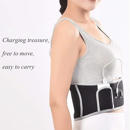 Miniatura 3 de Brazalete lumbar, soporte para la espalda, ayuda a las mujeres y los hombres a aliviar el dolor de espalda bajo, temperatura de tercer engranaje