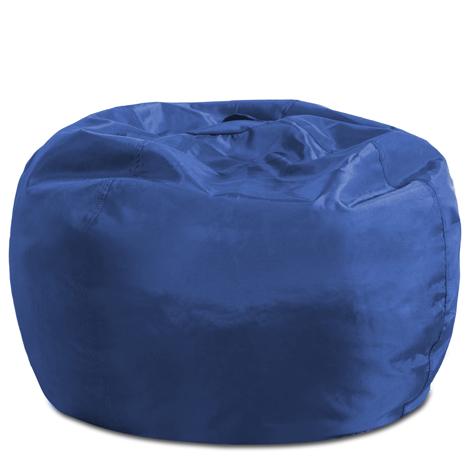 SIMILAR NOT EXACTPosh Creations Structured Comfy Seat for Playrooms and Bedrooms, Large Bean Bag Chair, 100in Round Classic Bean Bag, Navy