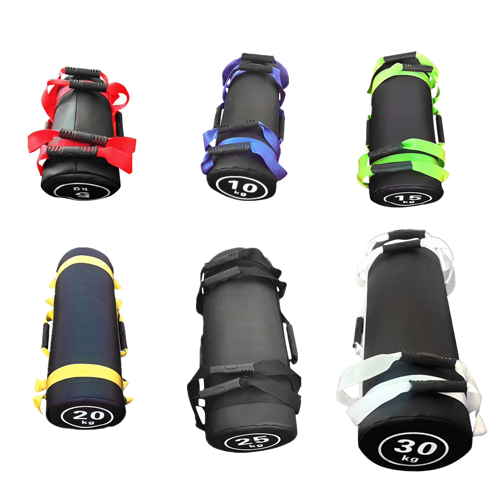 Sport Sandbag, Power Bag Sacchi di Sabbia for Sollevamento Pesi da 5-30 kg, for Boxe, Fitness, Allenamento, Sacchi Resistenti, Esercizi