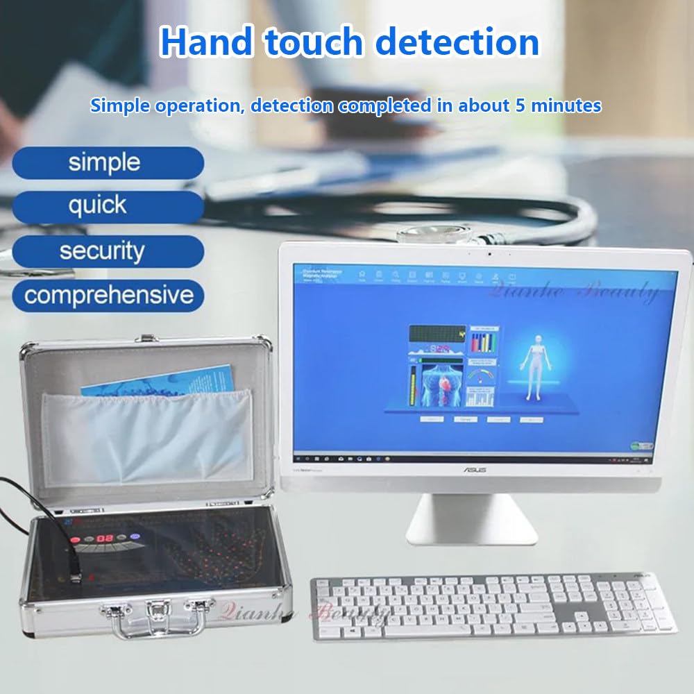 Analizador Magnético De Resonancia Cuántica, 53 Pruebas De Salud, Función De Análisis 3D, Compatible con Windows, Multilingüe, Analizador Corporal, Genera Informes Rápidamente