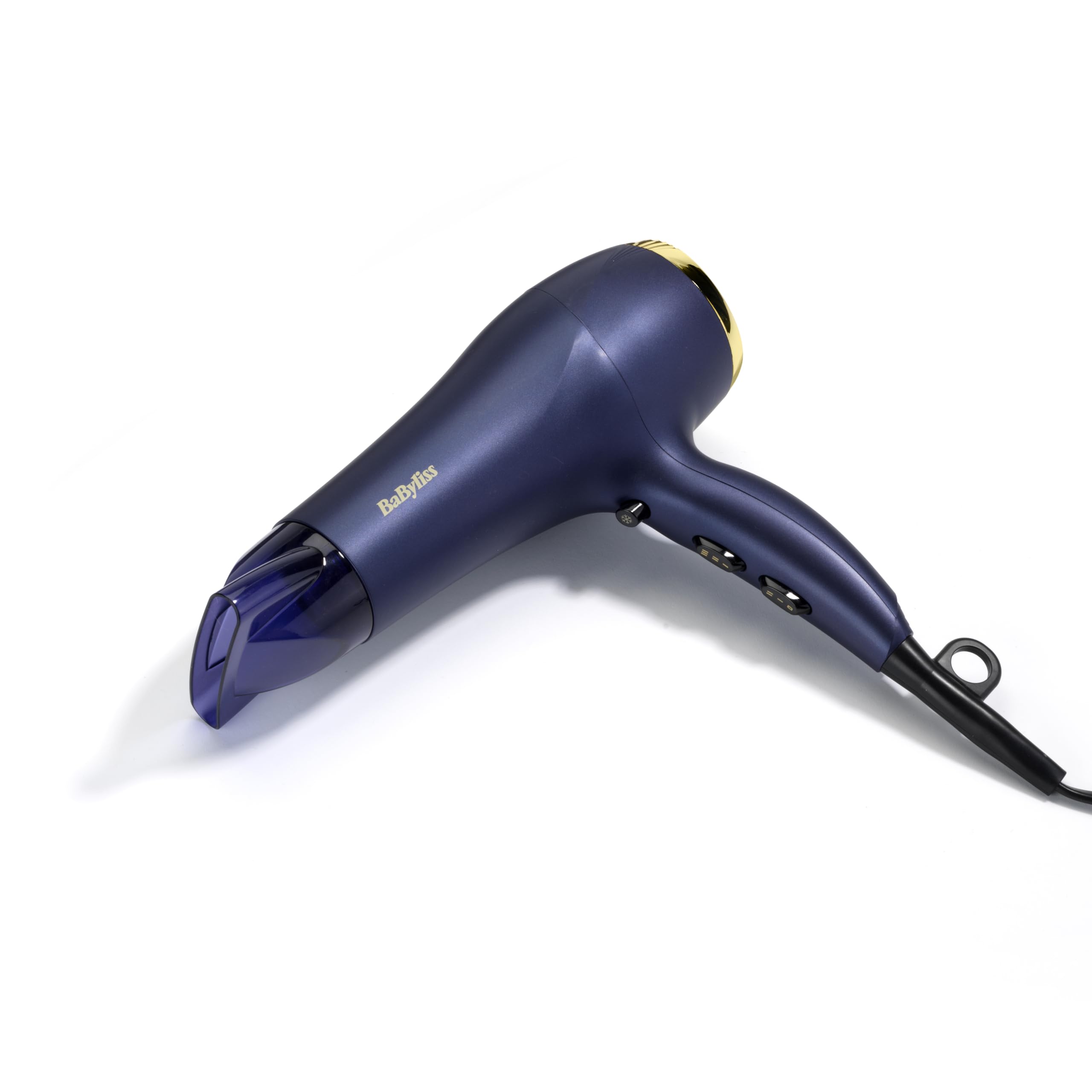 BaByliss Midnight Luxe Suszarka do włosów 2300 W jonowa kontrola puszenia 3 temperatury 2 prędkości 5781PE