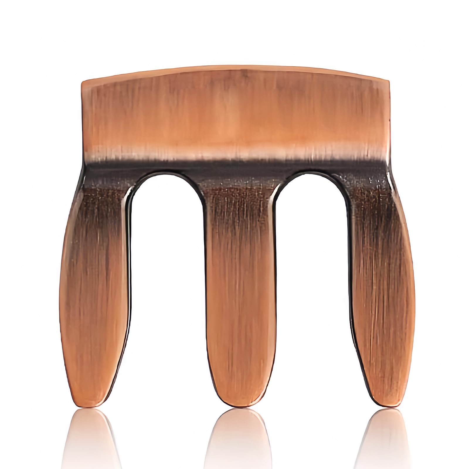 Musiin Violin Practice Mute for Reducing Volume and Controlling Sound During Practice (Red Copper), Bronze