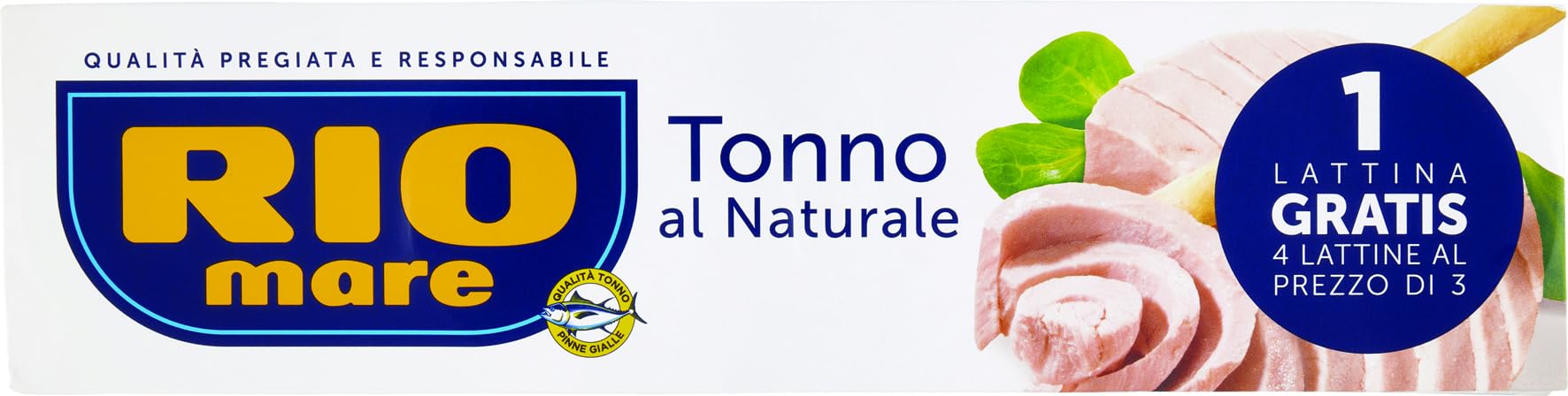 Rio Mare Tuna Fillets In Water 4X80 G