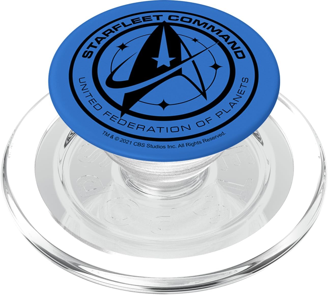 Star Trek Discovery United Federation Of Planets Blue Badge PopSockets MagSafe PopGrip for iPhone