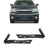 US AUTO PARTS PLUS New Front Bumper Brackets Plastic Right Passenger & Left Driver Side Direct Replacement For Chevrolet Tahoe/Suburban 2007-2014 15923613 15923612 GM1033111 GM1032111