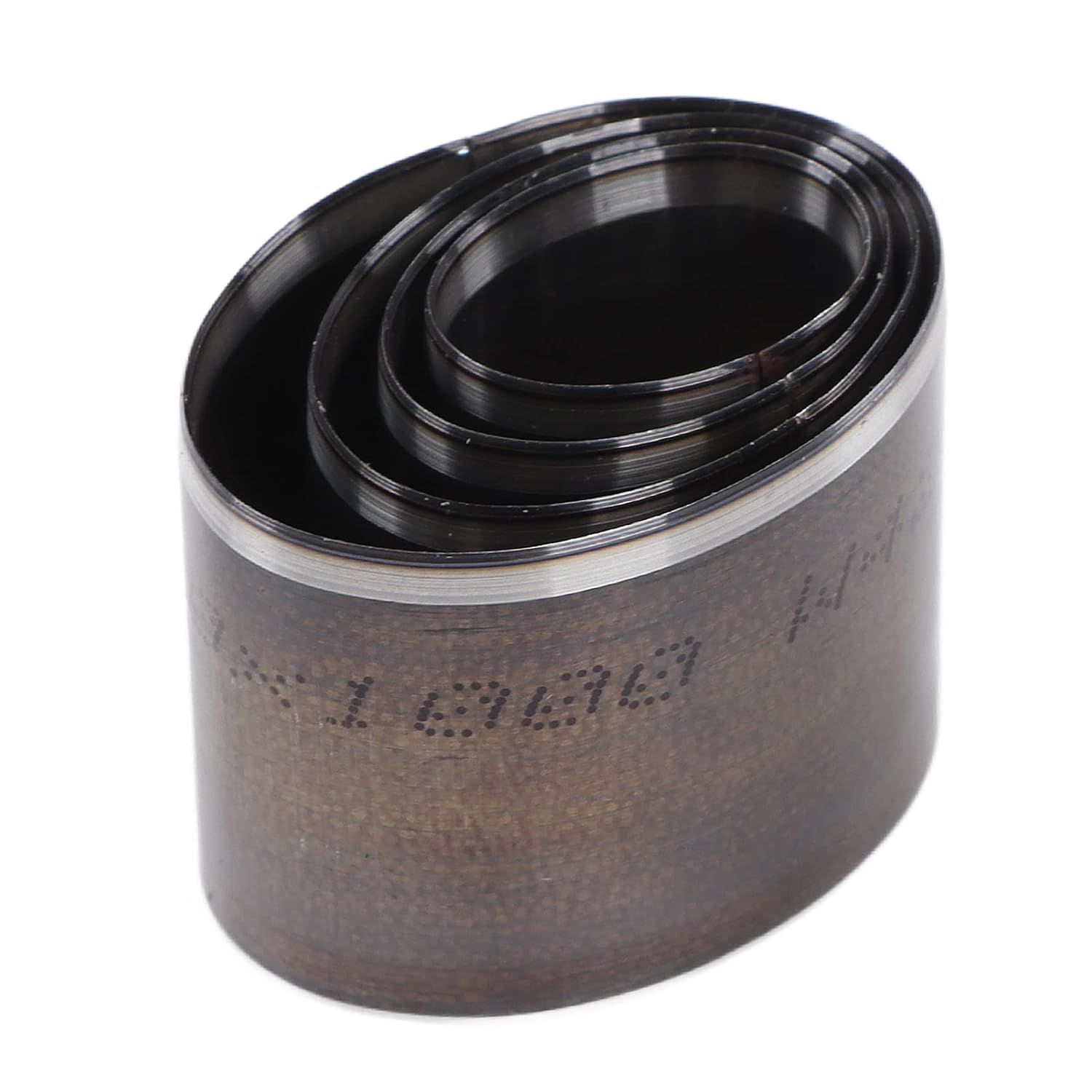 4Pcs Steel Leather Cutting Die, Oval Leather Punch DIY Handmade Punching Tool Kit Rubber Fiber Silicone Hollow Cutter Die with Storage Box