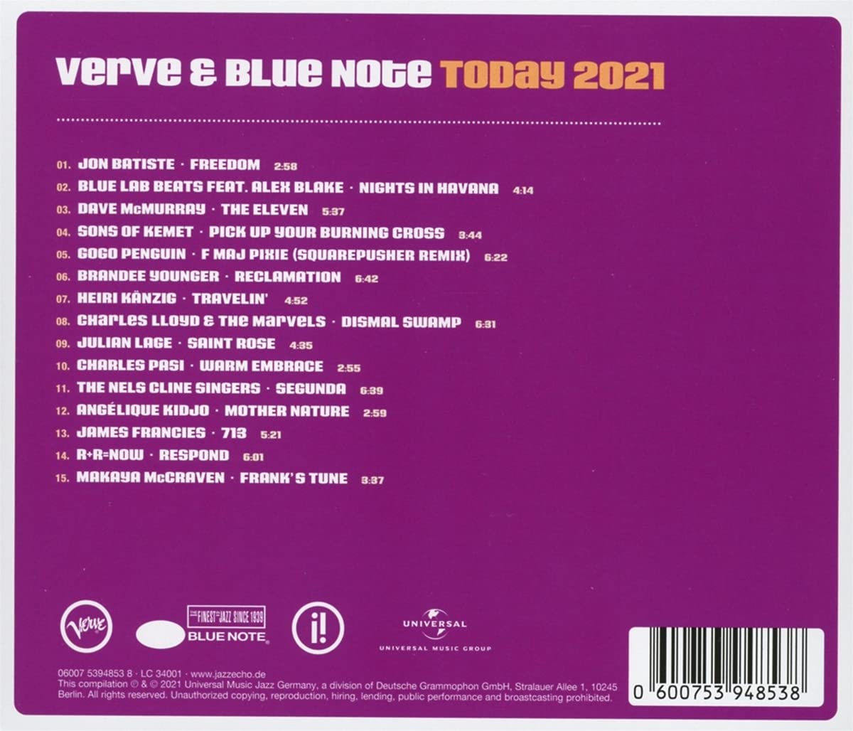 Verve & Blue Note Today 2021 (Ltd. ED.)