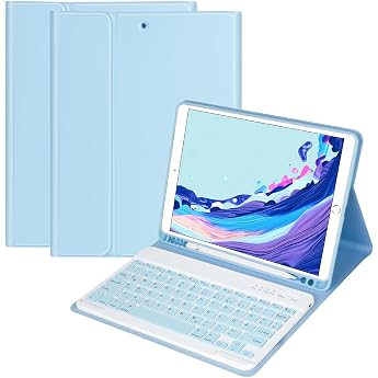 Keyboard Case for iPad 9/8/7th Gen 2019-2021 Air 3 Gen 2019/Pro 10.5 2017