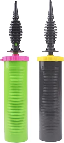 Miniatura 6 de Bomba de globo de mano bidireccional de doble acción inflador de globo de bombeo para globo de látex de aluminio