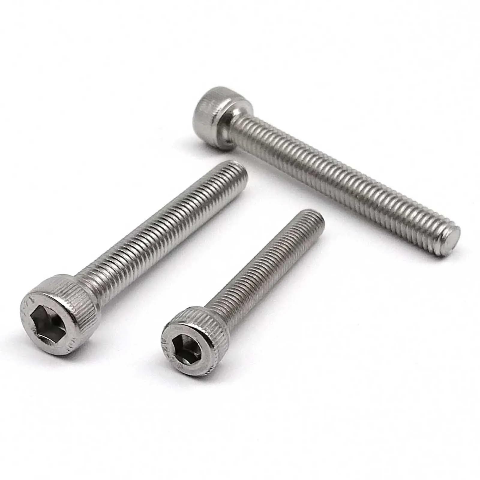 bulloni a testa esagonale, 10 pz 304 A2 In Acciaio Inox DIN912 Allen Esagonale A Esagono(60mm,M8)