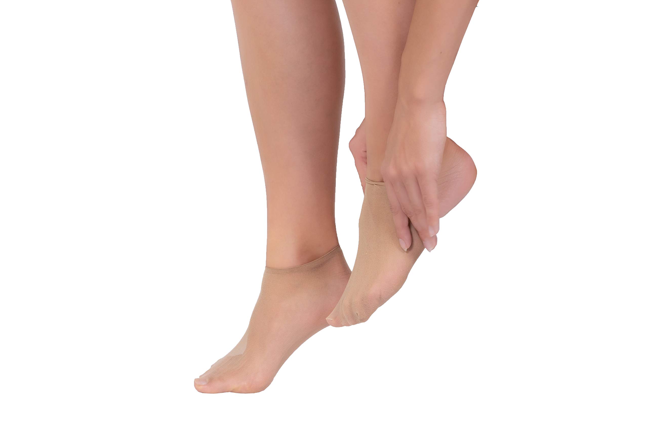 Probierstrümpfe 144 bis 8000 Stück Einweg Probiersocken Probiersöckchen Hautfarben, für Schuhanprobe Strümpfe Einwegsocken mit Spenderbox, ideal für Schuhgeschäfte und Brautmode