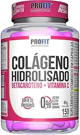 Colágeno Hidrolisado - 150 Cápsulas - Profit, Profit Laboratório