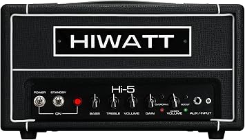 Hiwatt Hi-5 Head 5W 2-Channel Tube Guitar Amplifier Head, British Engineered