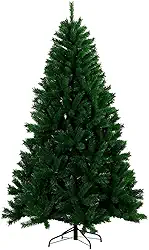 Árvore De Natal Pinheiro 2,10cm - 1.100 Galhos, Grande, Cheia, Luxo, Tradicional, Verde, Premium Imperial Canadense- Marketwave