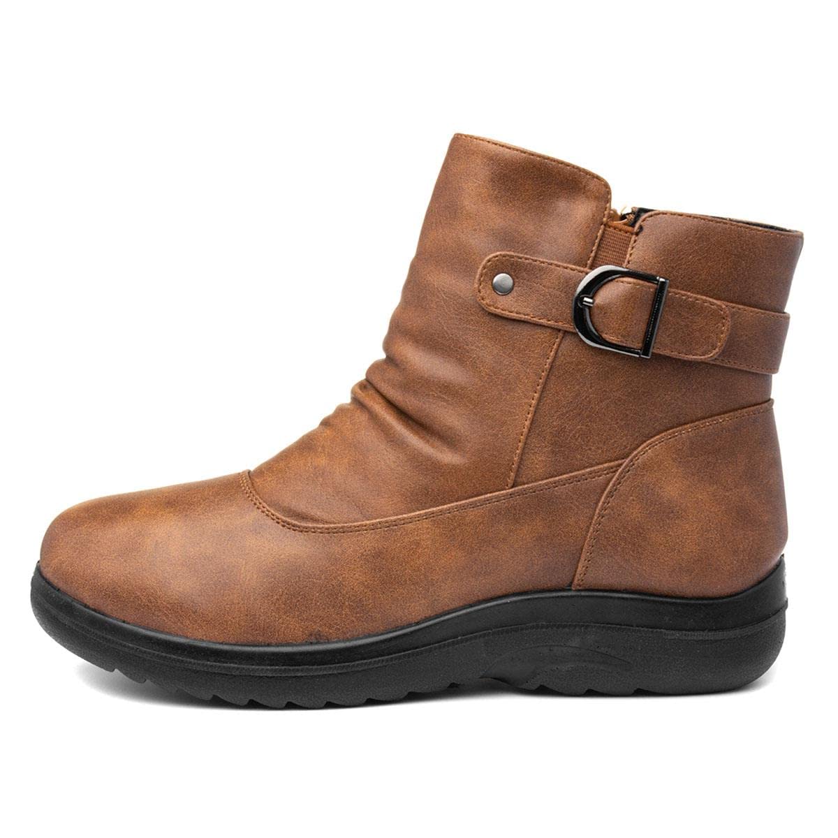 SOFT-LITES.Softlites Jean Womens Tan Ankle Boot