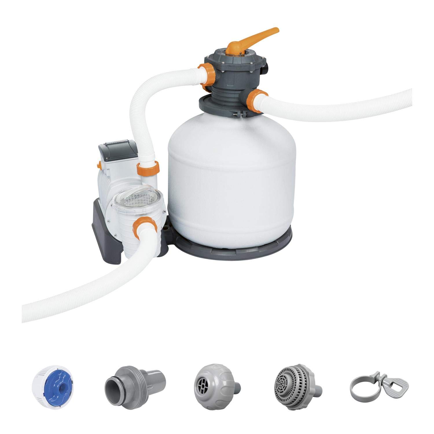 Bestway Flowclear™ - Filtro de arena con temporizador, 11,355 l/h, plástico, color gris