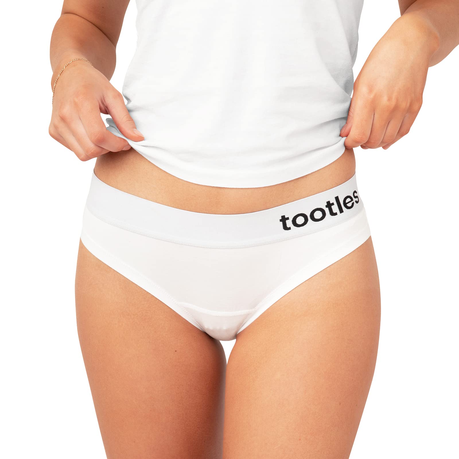 Fart Filtering Underwear - Women's Low Waist Panties with Activated Charcoal Liners - Neutralizes Fart Odor