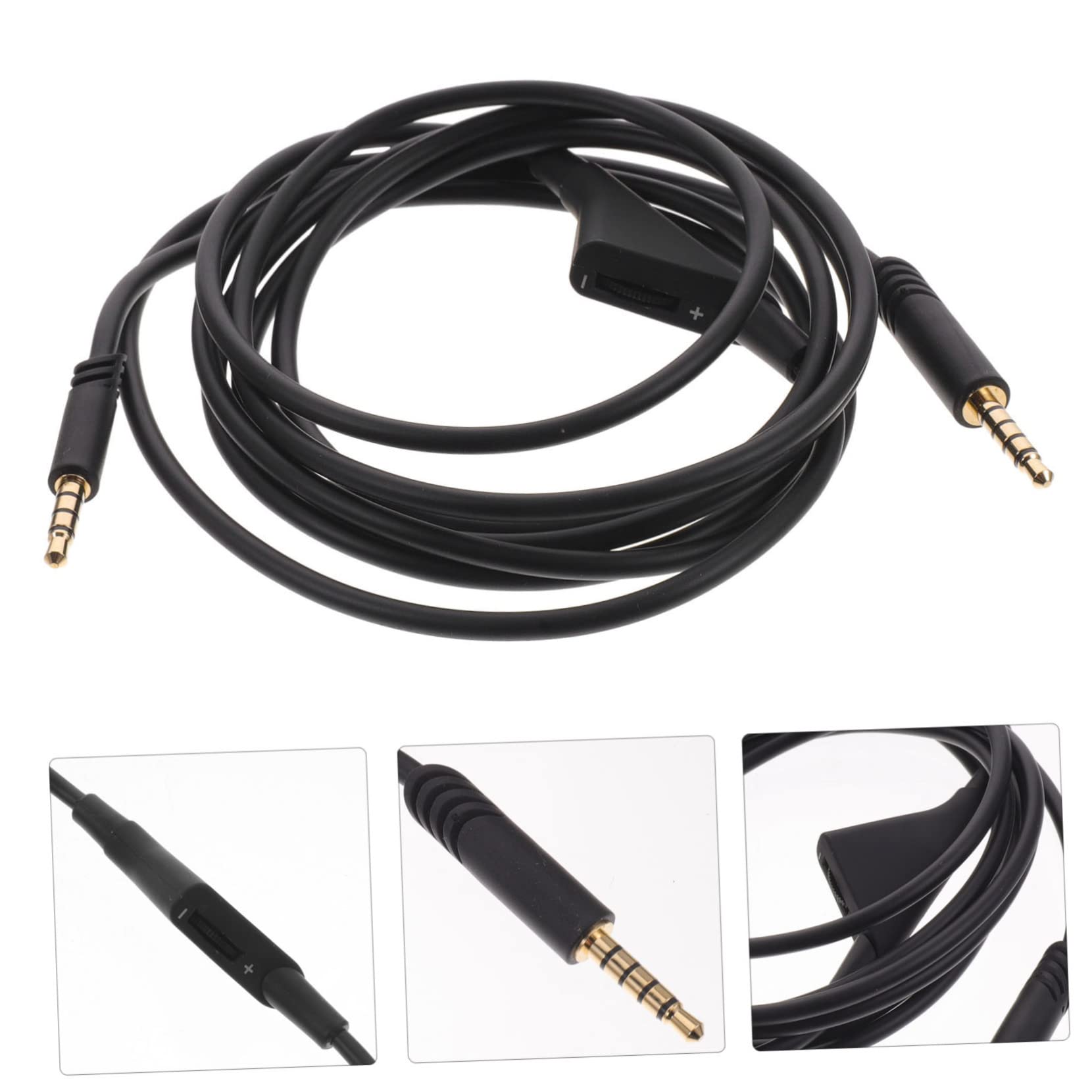 BESTonZON 4 Pezzi Cavo Audio Per Cuffie Cuffie Con Cancellazione Del Rumore Cuffie Con Cancellazione Del Rumore Cuffie Con Riduzione Del Rumore Cavo Aux Cancelacion De Filo Di Rame A10