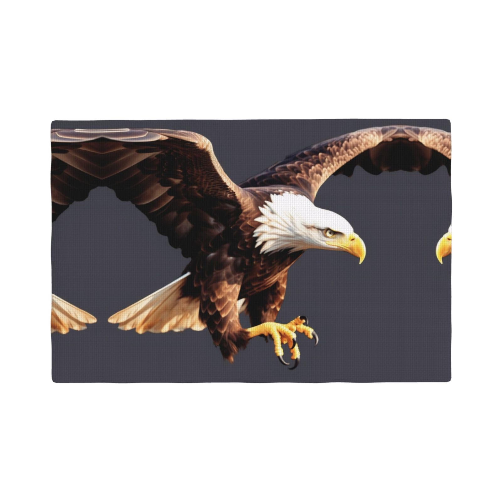 Eagle Imitation Linen Placemat â€“ Elegant Double-Sided Printed Table Mat for Home, Dining, Weddings