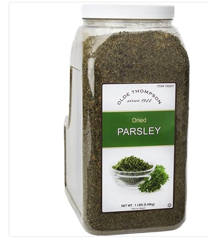 Olde Thompson Perejil seco, 0.75 lb en tarro transparente