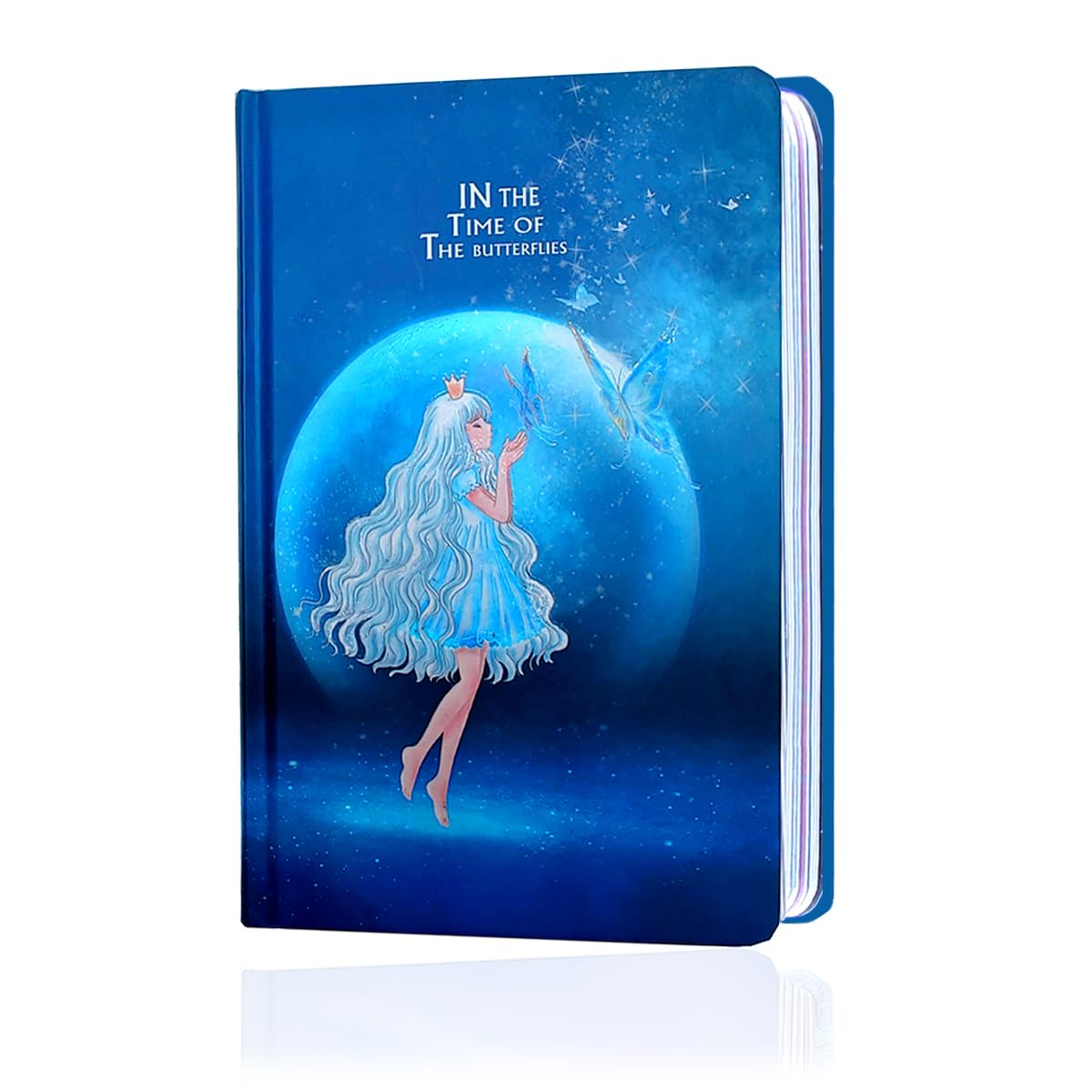 Cuaderno de escritura para mujeres, Colorido Diario personal en Blanco, hermoso regalo para niñas, 13x19cm, 128 Páginas