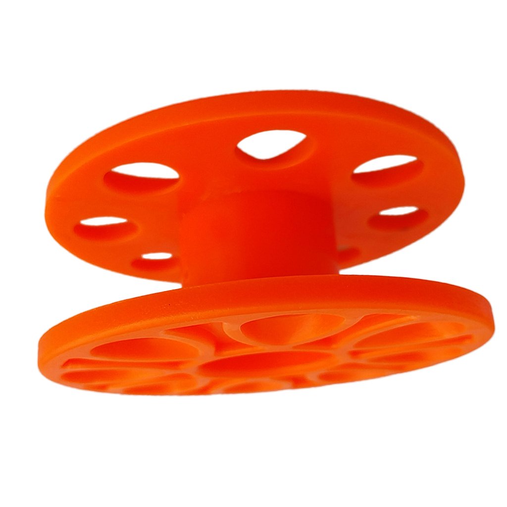 MagiDeal Bobine de Dévidoir Plongée sous-Marine Diving Spool Bobine de Ligne de Plongée en Plastique - Orange, comme Décrit