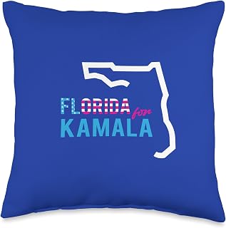 Florida For Kamala Harris 2024 Presidental Campaign Throw Pillow