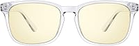 Vista 9 de TIJN - Gafas de bloqueo de luz azul - Armazón cuadrado de anteojos para estudiosos - Gafas de juego de computadora Anti Blue Ray