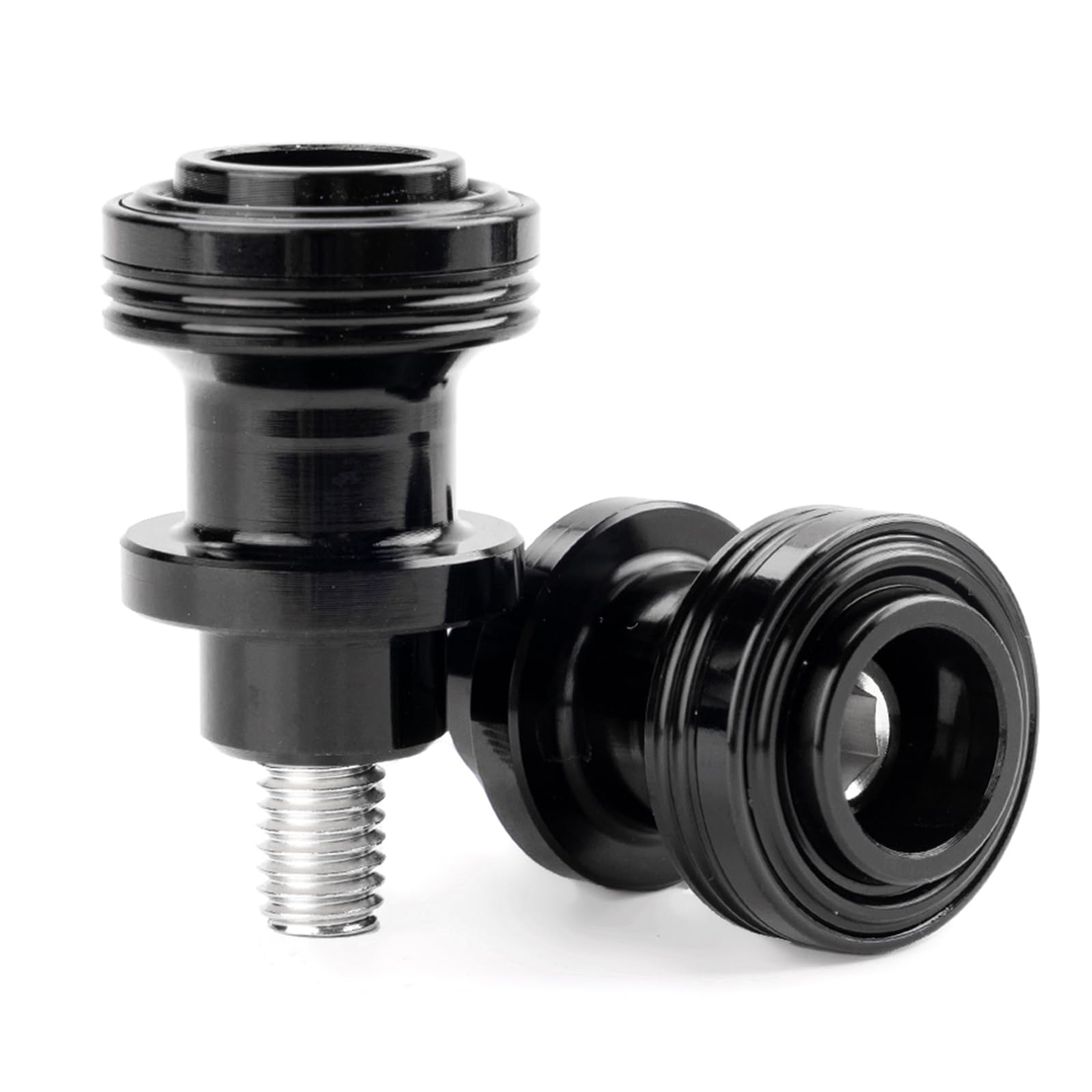 Per KAWASAKI Z900 RS SE Z500 Z650 Z800 Z1000 R SX ZX6R ZX10R NINJA 650 500 400 Moto M8 Nottolini Supporto Cursore Forcellone (Nero)