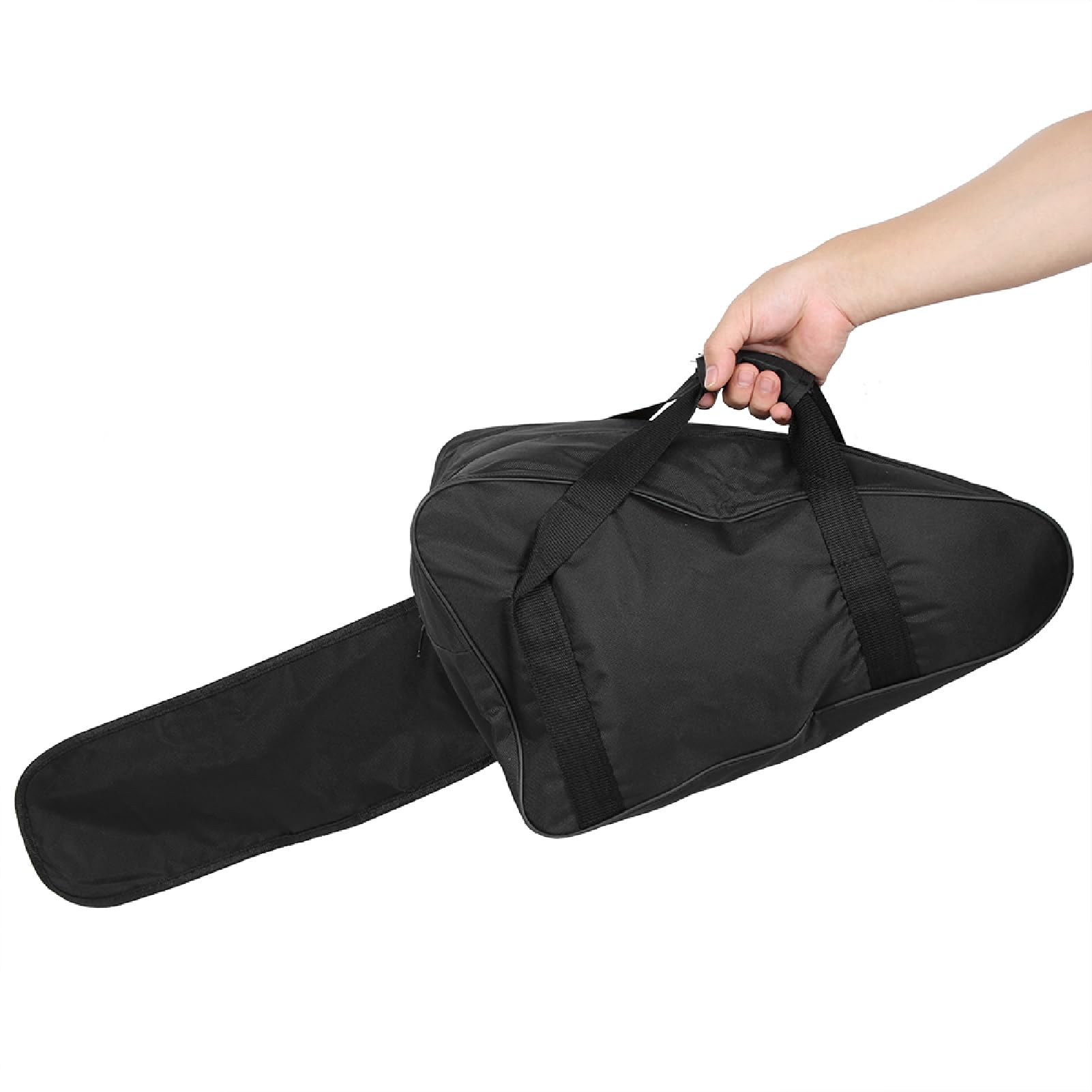 Borsa per Motosega, Custodia per Motosega Portatile Nera Impermeabile in Tessuto Oxford, Borsa per il Trasporto di Motosega Universale a Protezione Totale per Boscaiolo