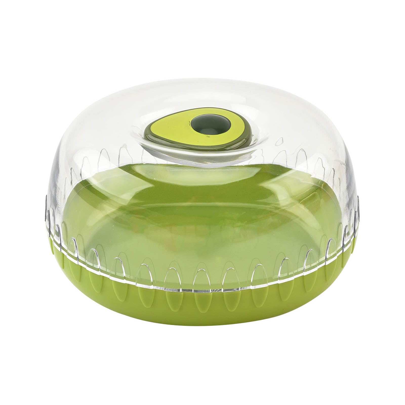 Snorvixre Clear View Produce Saver with Locking Lid Stackable Kitchen Container for Lemon Cheese Snacks Food Preservation Dishwasher Safe Produce Container