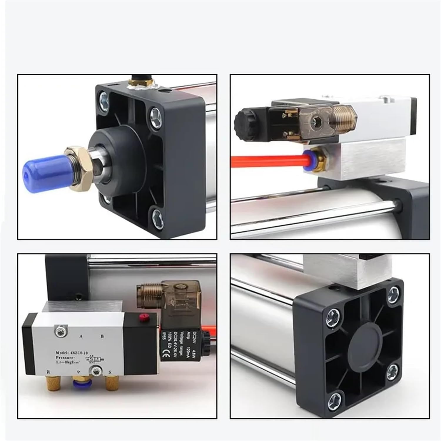 Standard Series Solenoid Valve Integrated Pneumatic Cylinder Bore