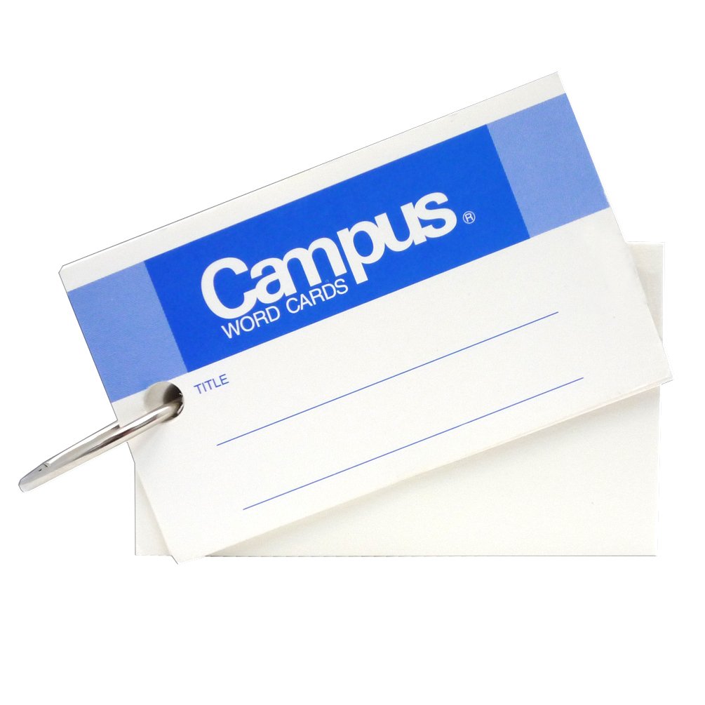 単語シート Amazon | コクヨ キャンパス 単語カード PPシート表紙 サイズ特大 115