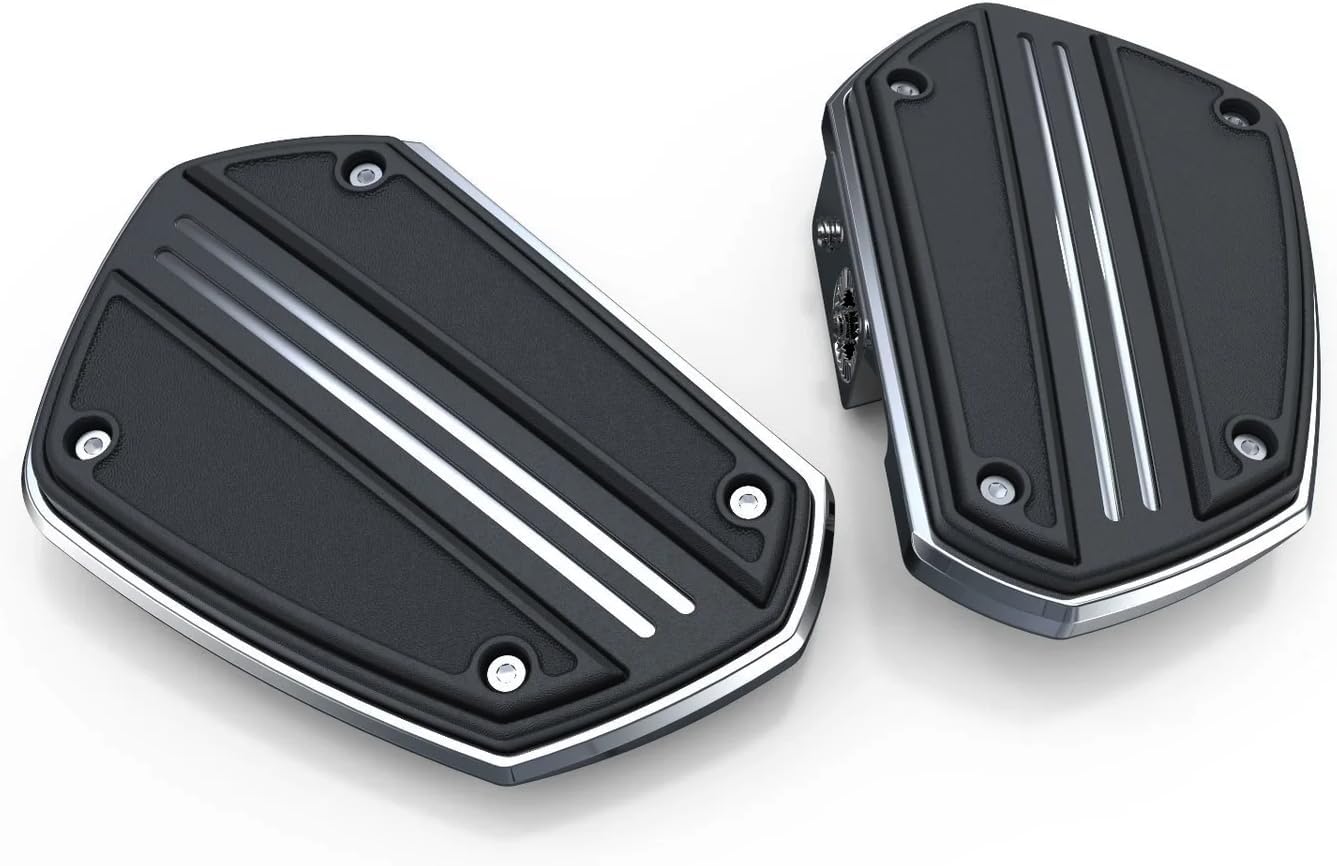 Ciro Twin Rail Floorboard without Adapters - Chrome