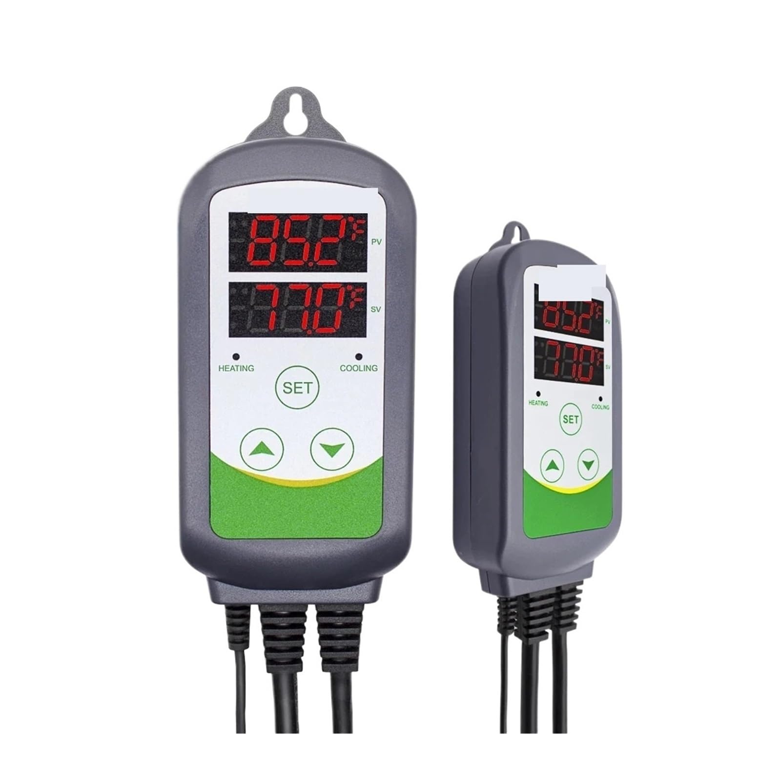 ITC-308 Controlador de temperatura digital Termostato salida Calor y frío, Carboy, Fermentador, Temperatura del terrario invernadero(UK socket)