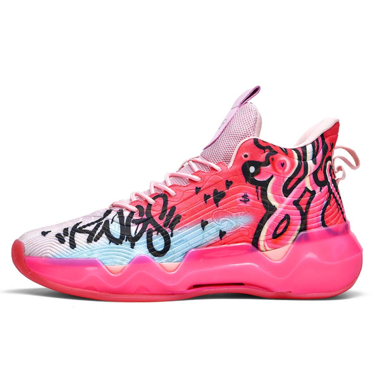 Scarpe da Basket Giovani Scarpe da Basket Ragazze Basketball Coach Comodo Alto Top Traspirante Scarpe Sportive per Gli Uomini E Le Donne Anti-Slip