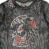 Guns N' Roses Mesh Crop Top T Shirt Firepower Official Womens Black S #2