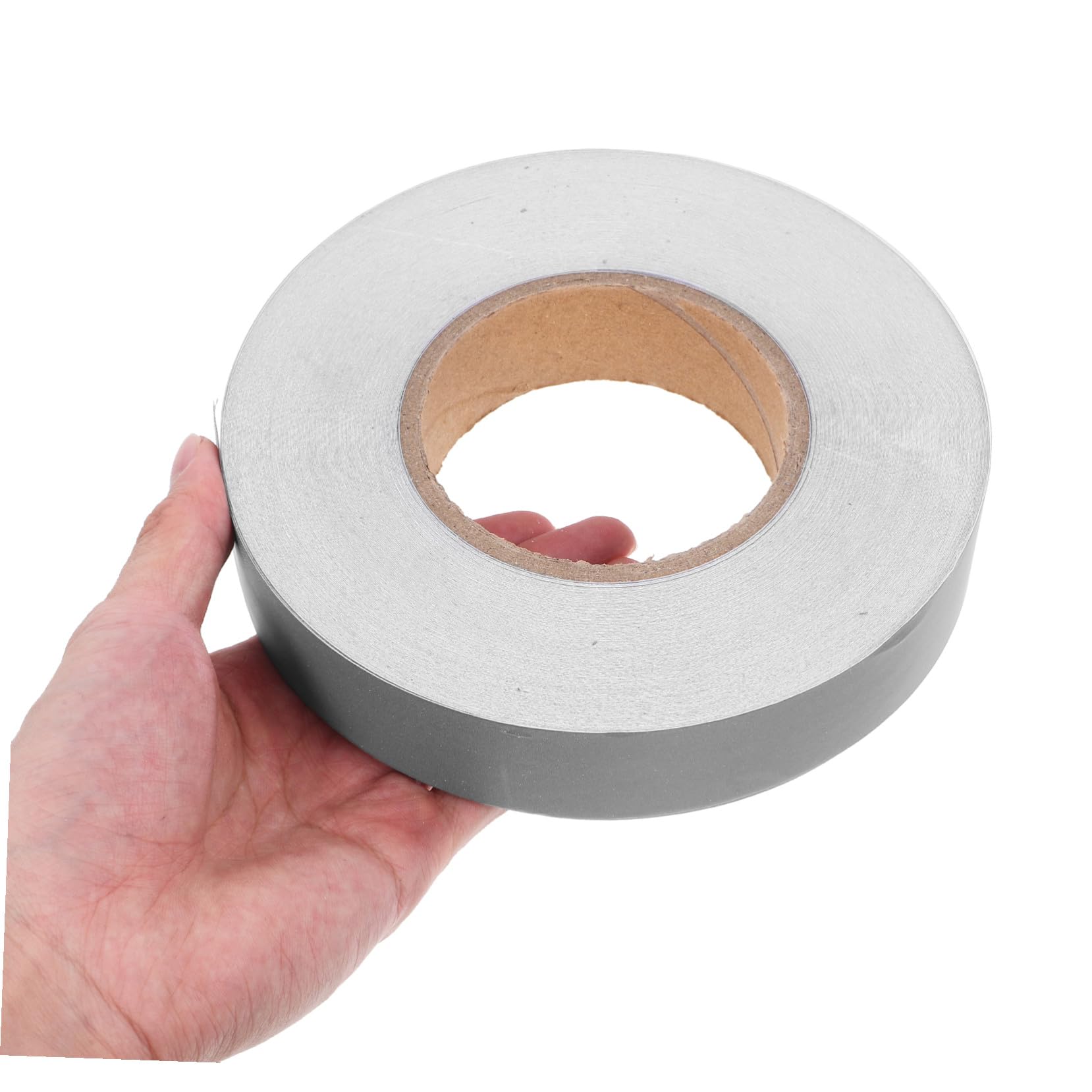 FRCOLOR Graues Reflektierendes Gewebe mit Kleberückseite 1 Rolle