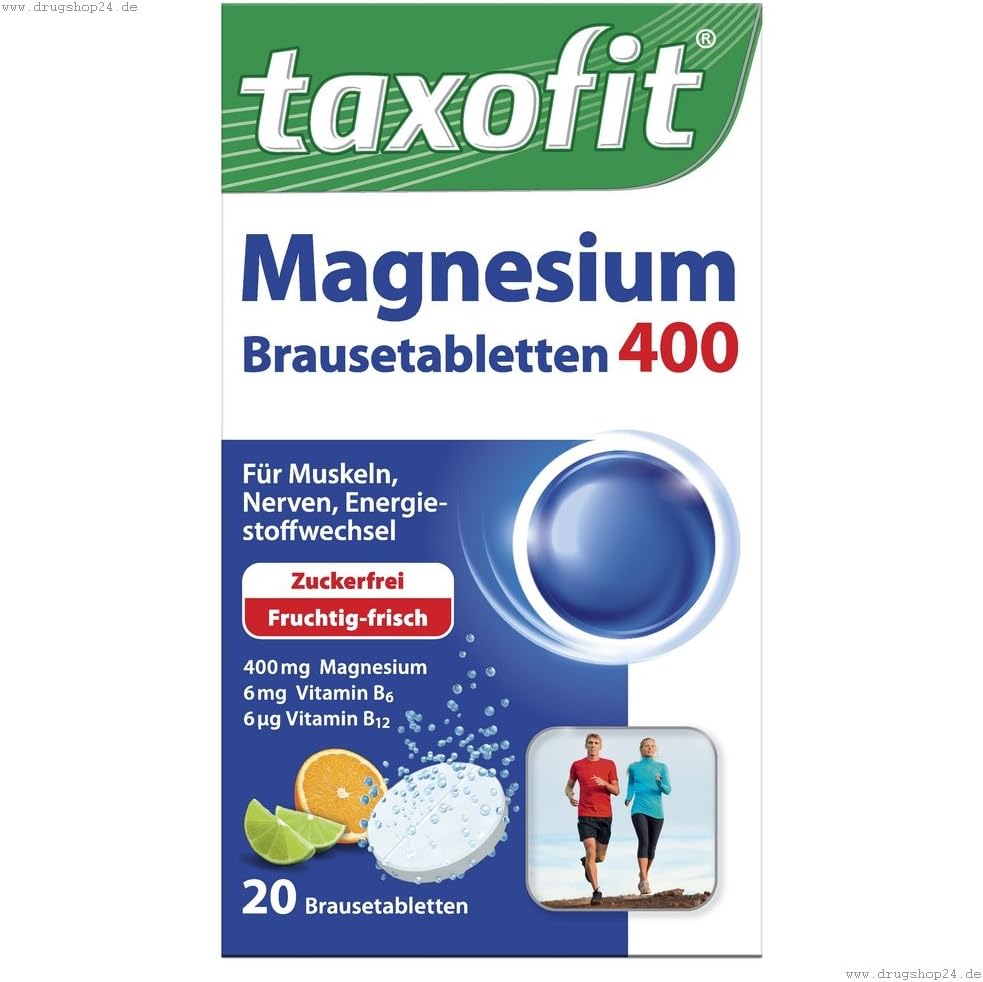 Taxofit Magnesium Brausetabletten 400 20 pcs