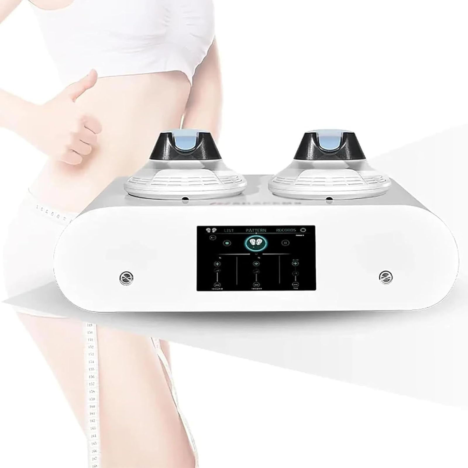 Macchina per Dimagrire E Sviluppare I Muscoli, Stimolatore Muscolare 2800 W con RF, per Rafforzare I Muscoli di Braccia, Addominali, Gambe E Fianchi WithRF