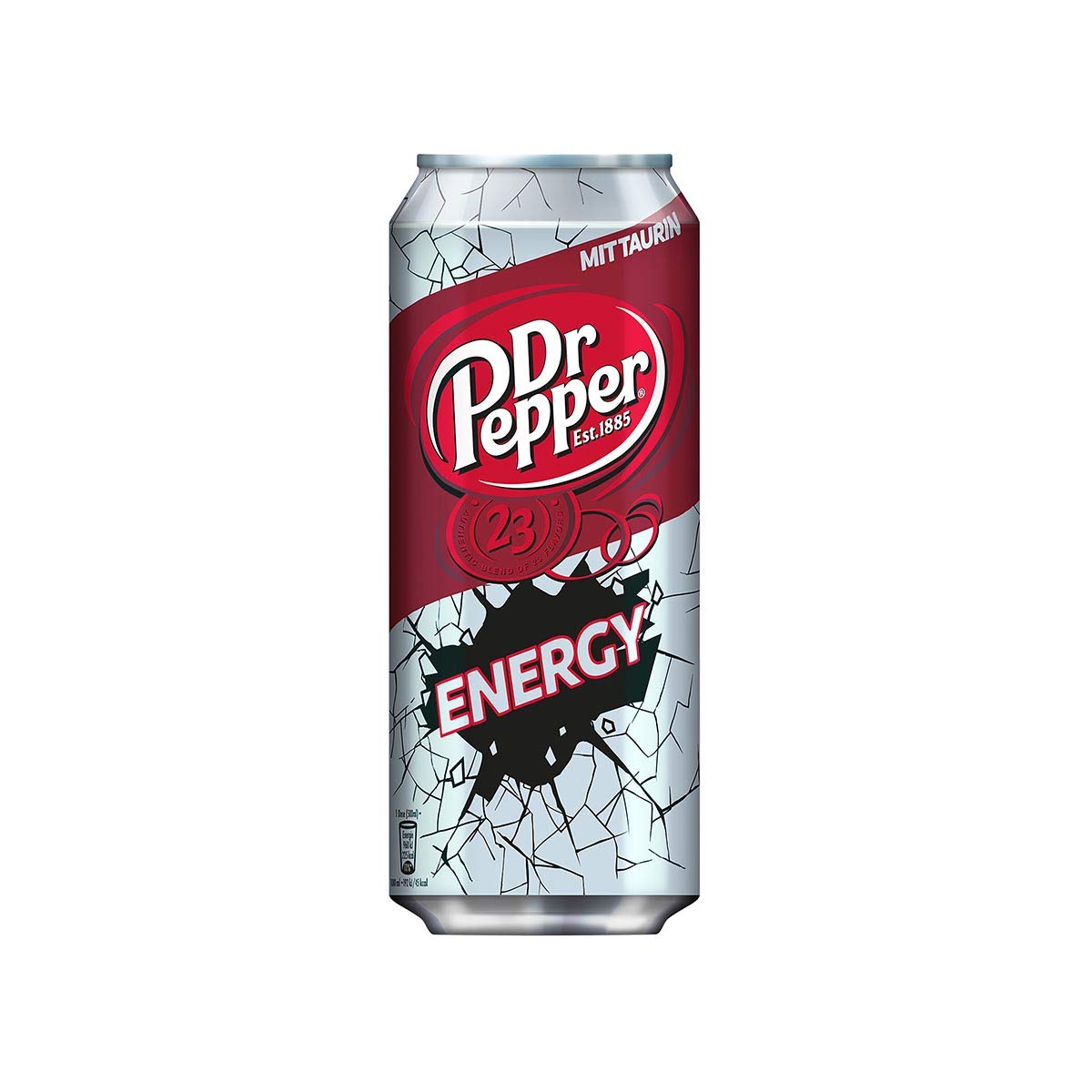 Dr Pepper Energy, 12er Pack, (12 x 500 ml) inc. EINWEG Pfand