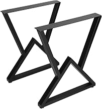 Pernas de mesa de metal, 2 unidades Pernas de mesa de centro Faça você mesmo para serviços pesados para móveis para bancada