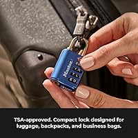 Vista 2 de Master Lock 4691DWD TSA Approved Set Your Own Word Combination Lock,1 Pack, Colors May Vary