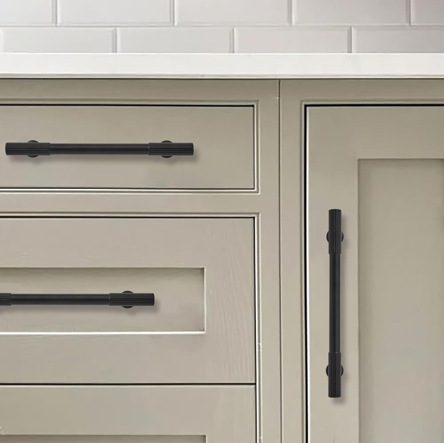 KHTUMEWARE-80302 Matte Black Appliance Pulls CTC 12 in (305 mm) in Matte Black — KHTUMEWARE